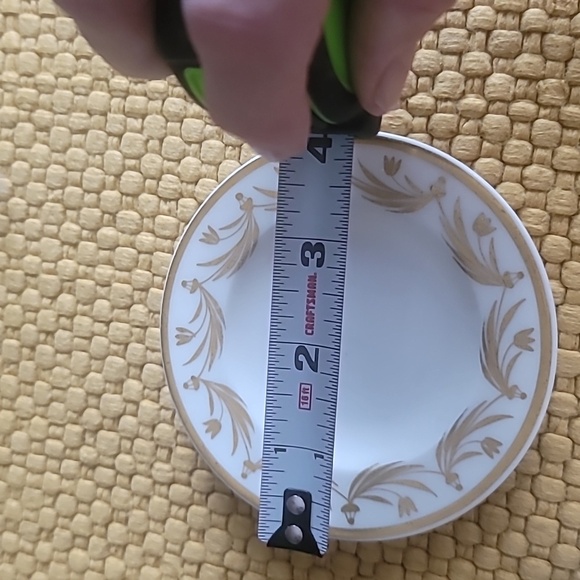 Vintage porcelain gold gilded coffee cup and saucer - Picture 4 of 11